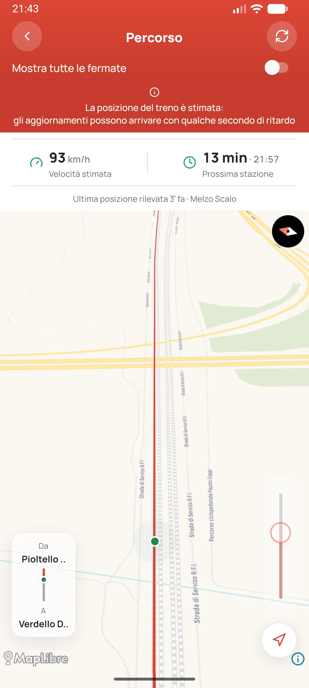 Segui il treno
